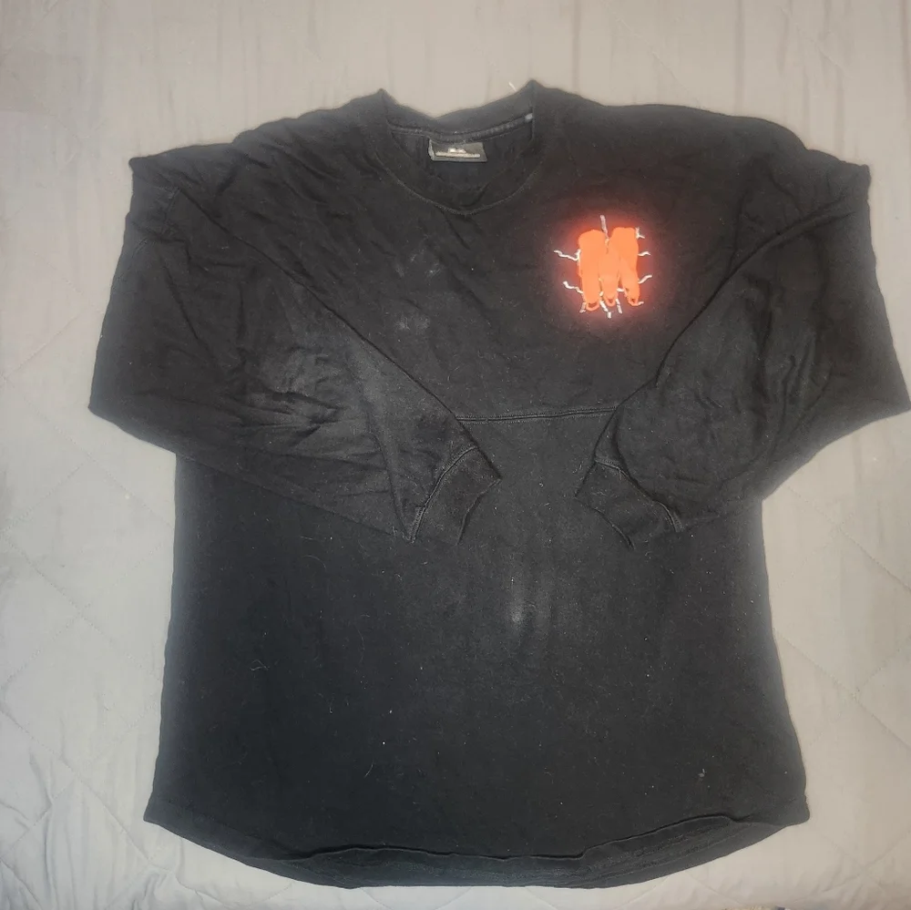 Marshmellow Music Unisex Lighting Puff Jersey Sz M Long‎ Sleeve Concert Festival